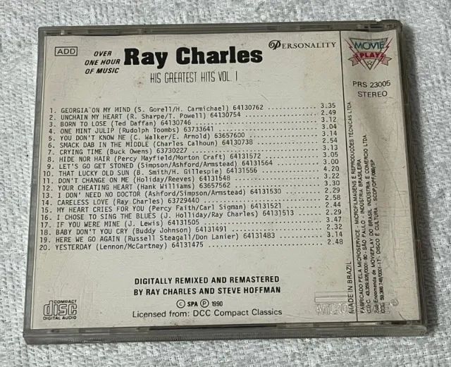 CD Ray Charles - His greatest hits - Foto 3