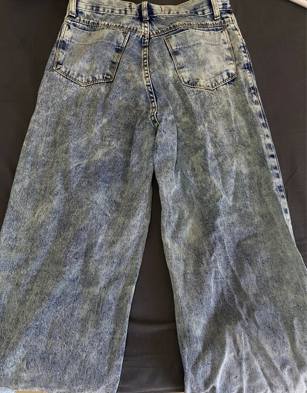 CALÇA JEANS WID LEG FEMININA SHEIN - Foto 2