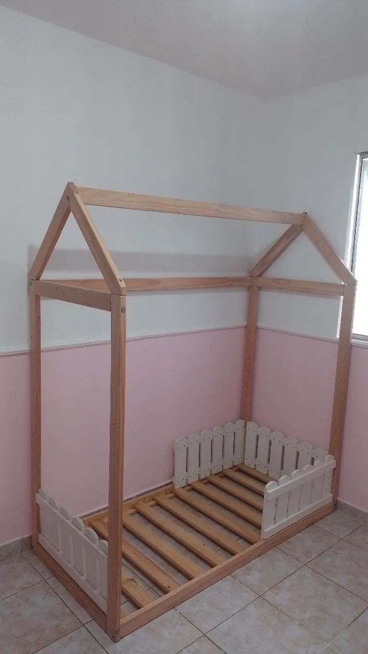 Cama montessoriana + colchão  - Foto 4