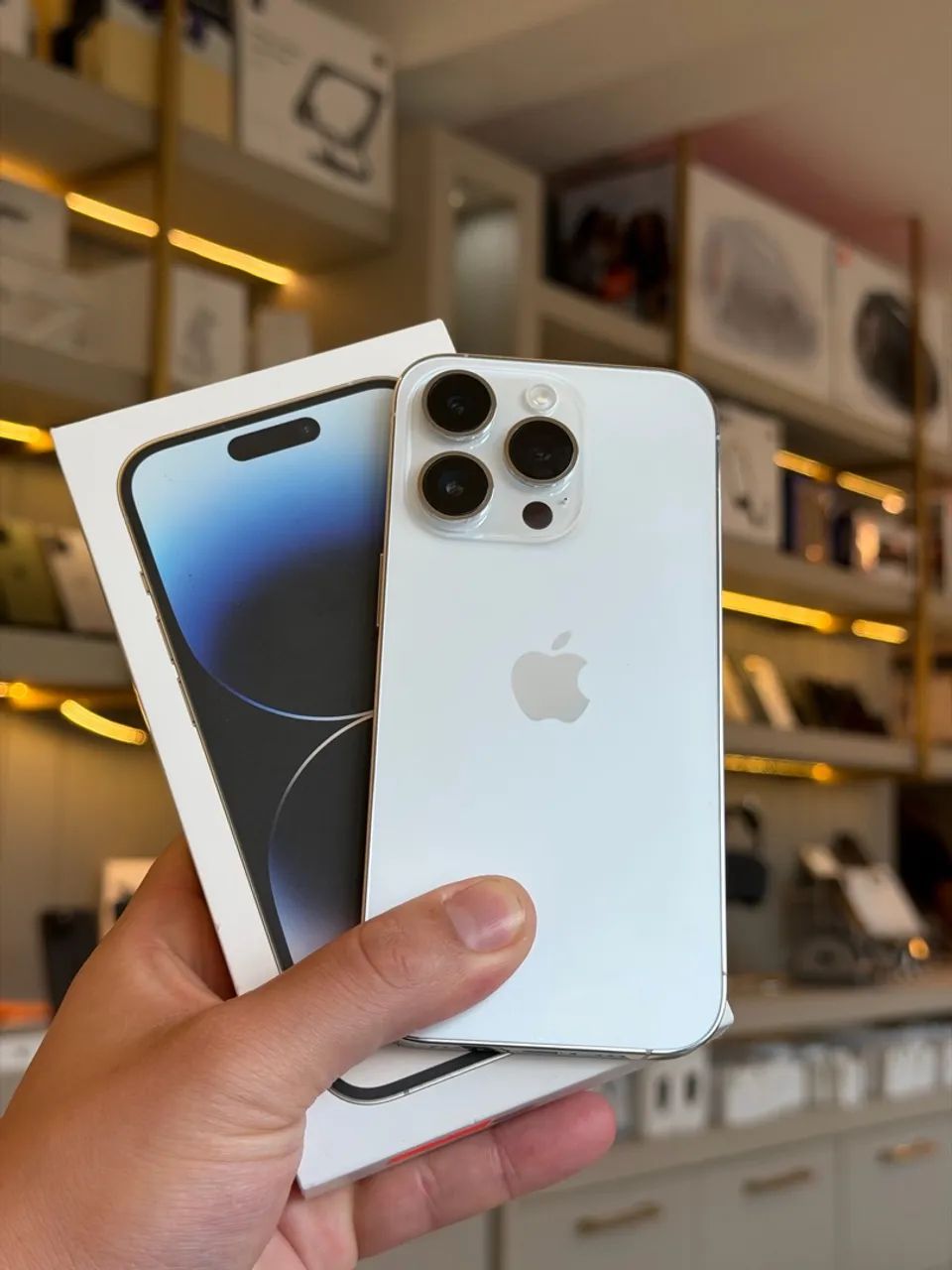 iPhone 14 Pro 128gb Branco Semi Novo | Loja Física - Celulares e
