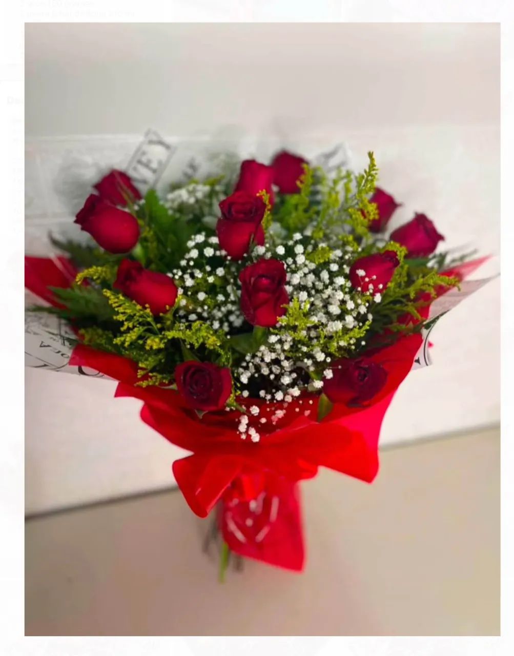 Buque de rosas com 12 - Foto 4