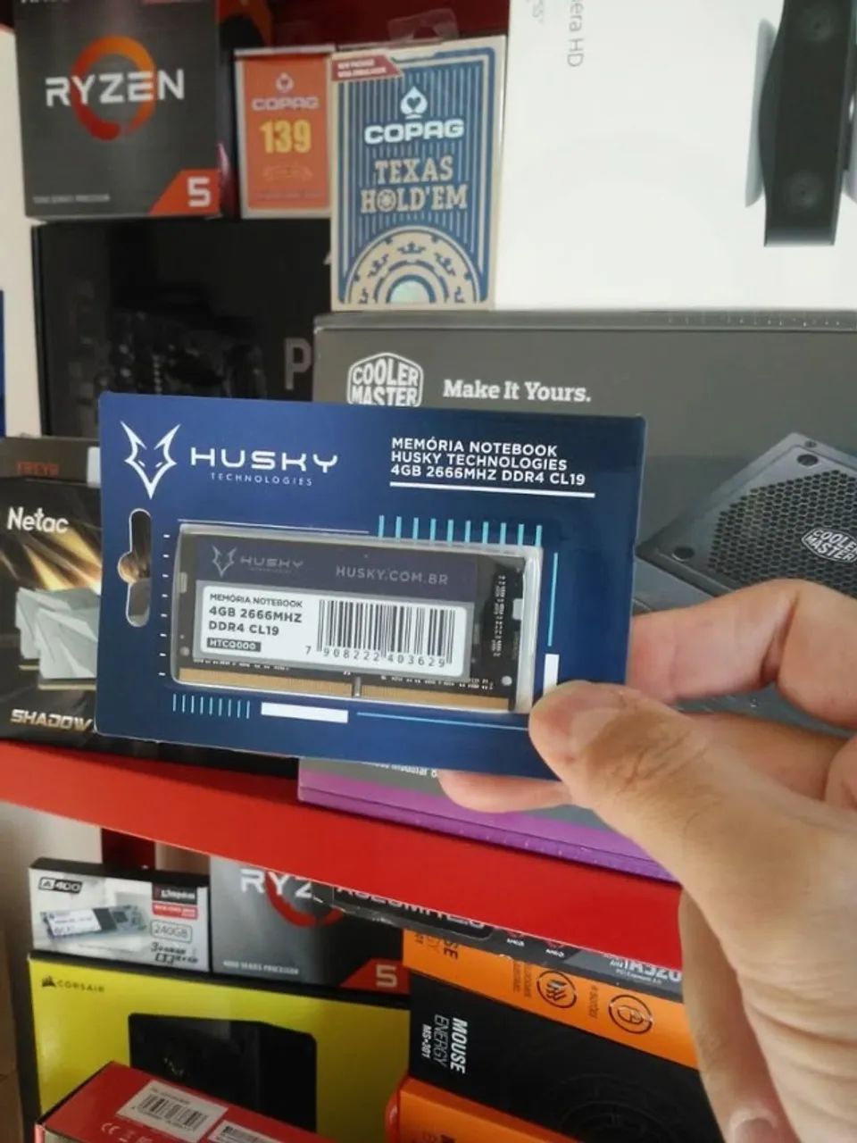 Memória Para Notebook 4GB 2666MHz DDR4 CL19 Husky Gaming - Foto 3