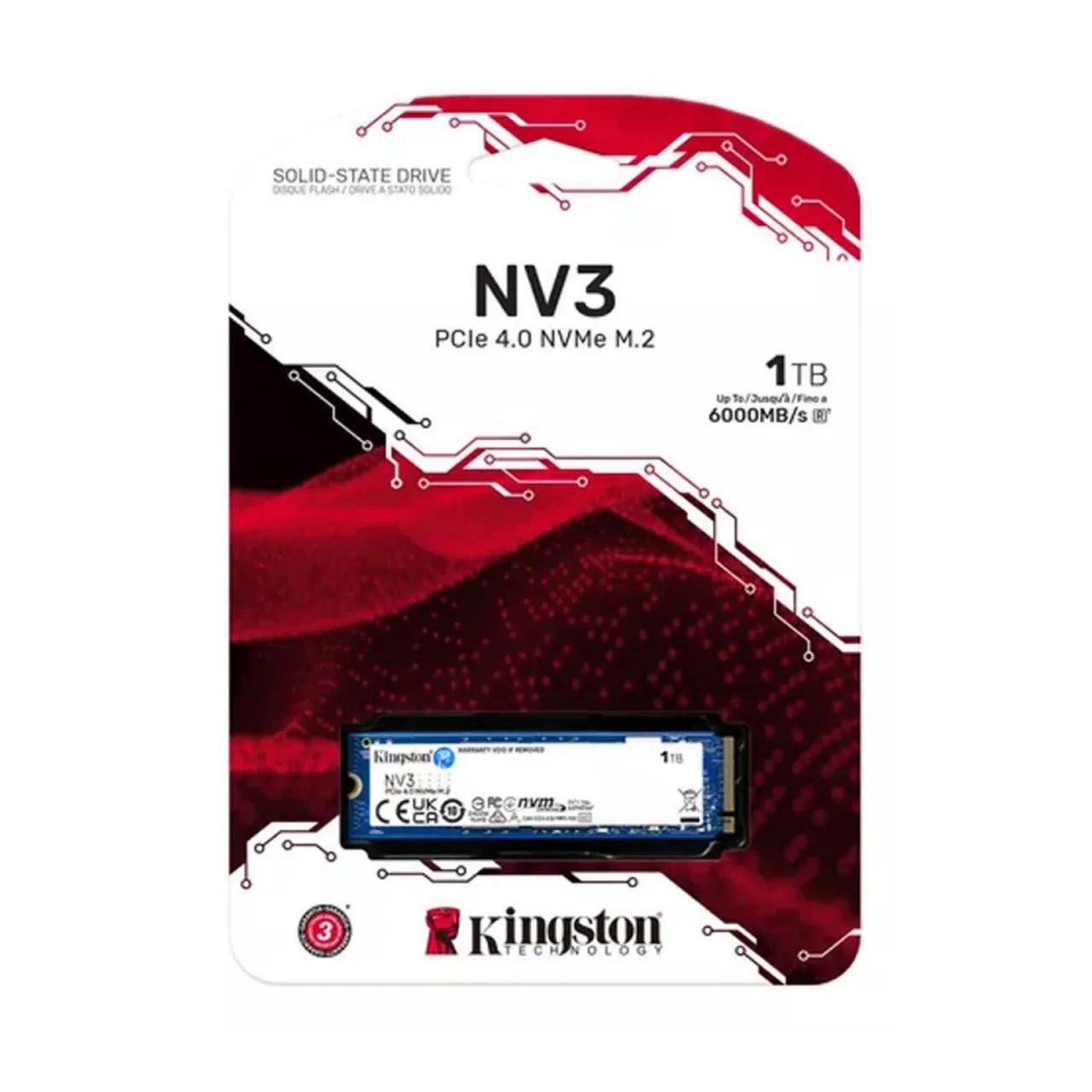 Ssd nvme kigston 1tb 6000mg/s ordinal. Usei no meu ddr5 por volta de 4 meses