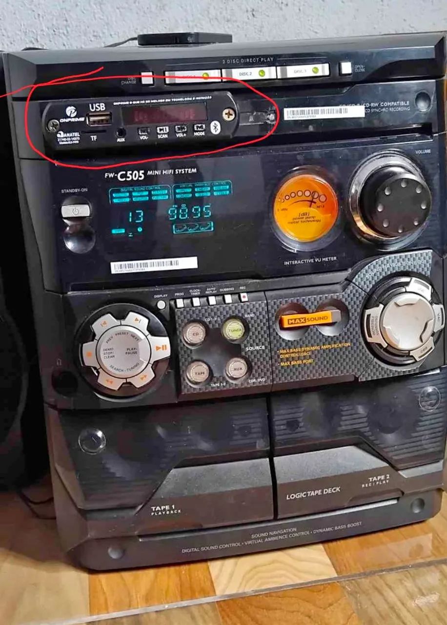 Mini System Philips FW-C505 - Com Bluetooth  - Foto 2