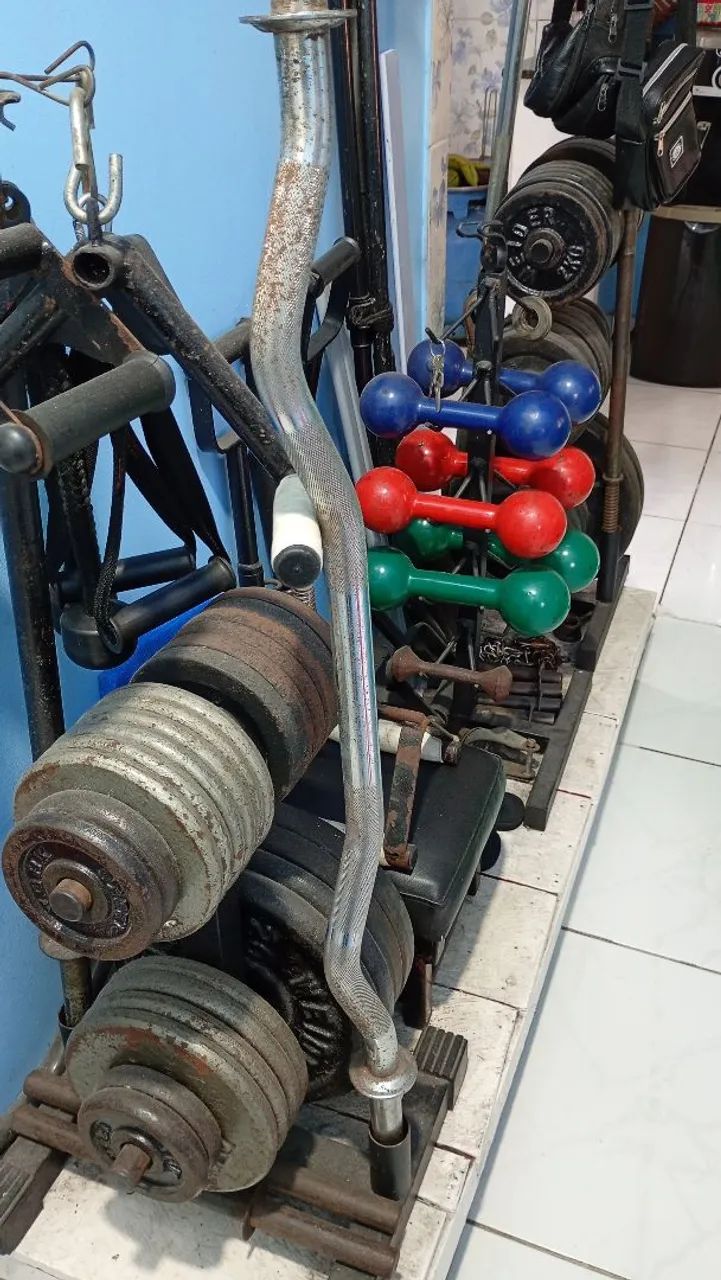 Pesos de exercícios 
