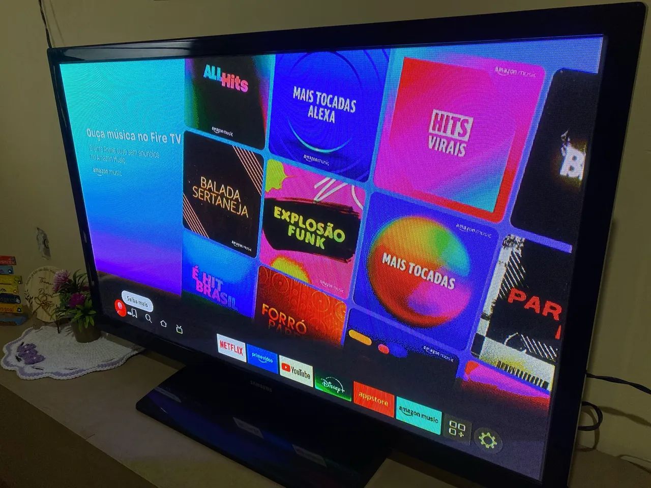 Televisão Samsung, 43 polegadas. Com Alexa e comando de voz, Super nova e conservada  - Foto 3