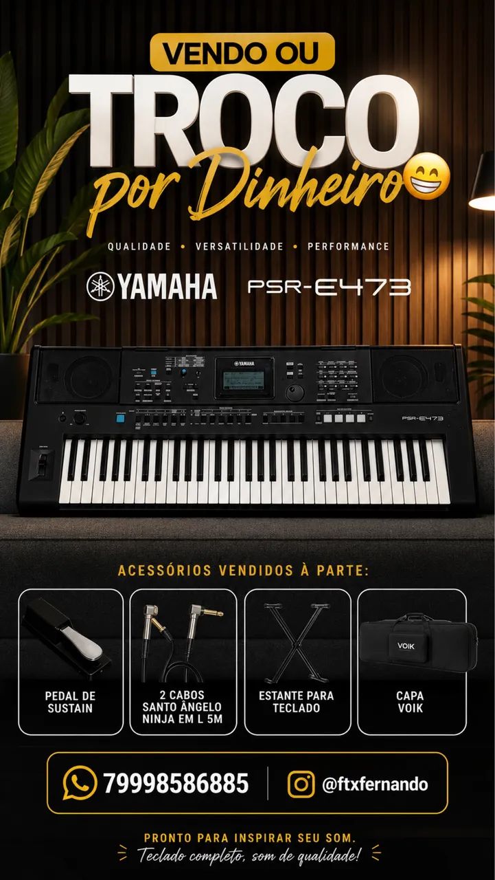 Teclado Yamaha PSR-E473