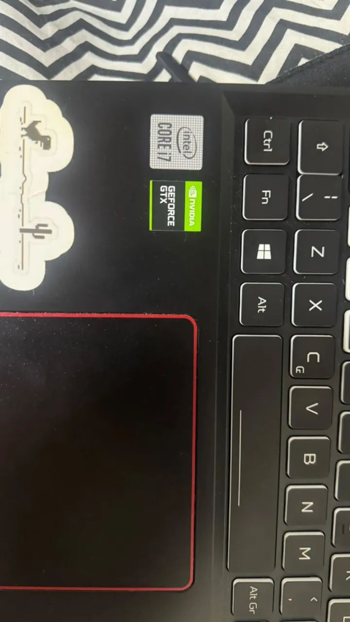 Notebook Acer Nitro 5 - Intel Core i7- 10750H - GTX 1650 - RAM 16GB - SSD 512 GB - Foto 3