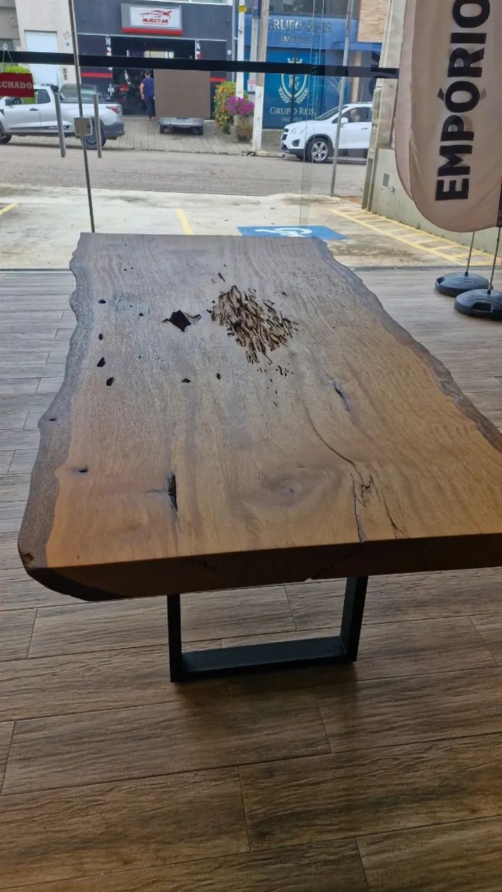 Mesa de jantar orgânica (2,20x1,06) - Foto 2
