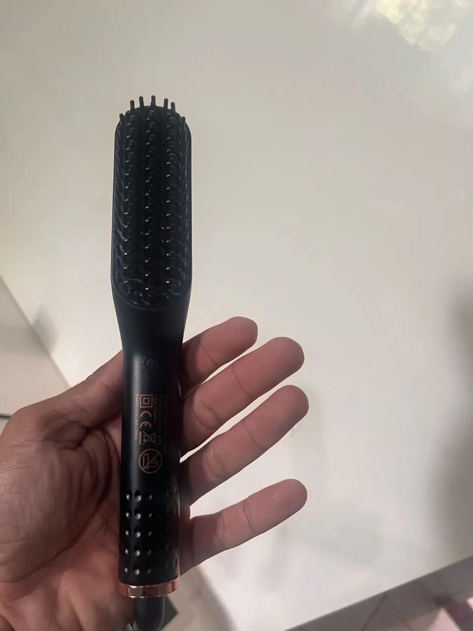 Escova e chapinha secadora para cabelo e barba - Foto 3