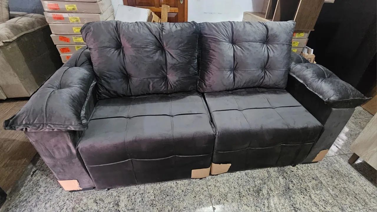 SOFÁ RETRÁTIL NOVO / ENTREGAMOS  - Foto 4