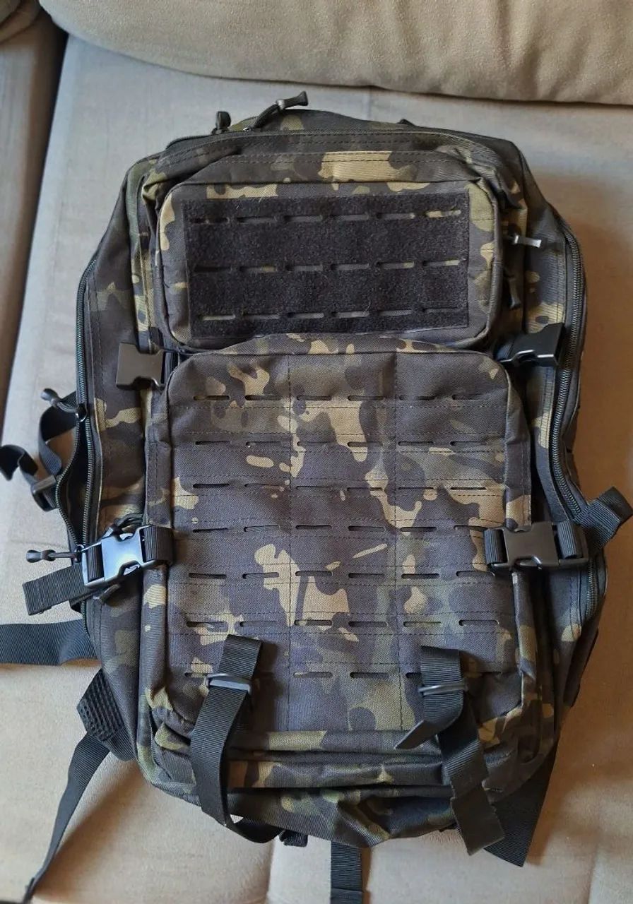 Mochila tática Militar 50 litros impermeável 