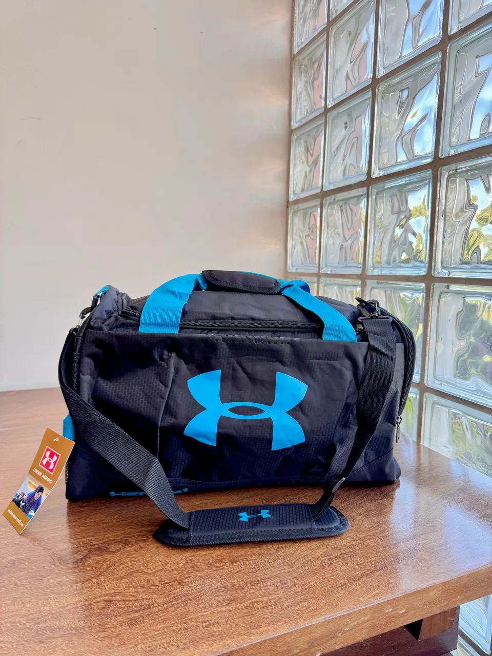 Bolsa esportiva Under Armour Preta e azul