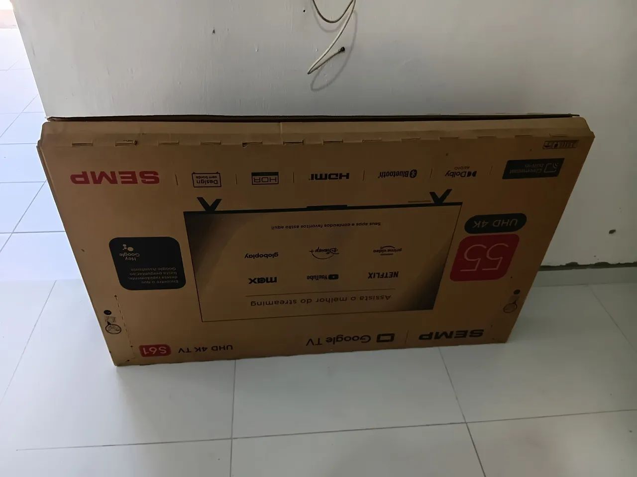 TV 55 polegadas, pouco usada.  - Foto 2