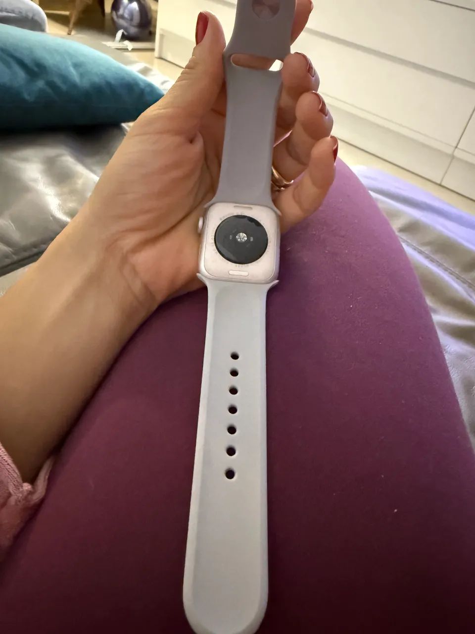 Apple Watch SE 2ª Geração Nike - Alumínio Prata - 40mm - Bem Conservado - Foto 4