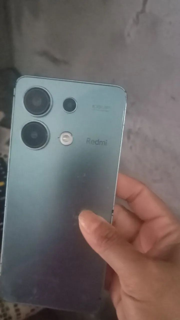 Celular not 13 com marca de uso .Pega tudo 