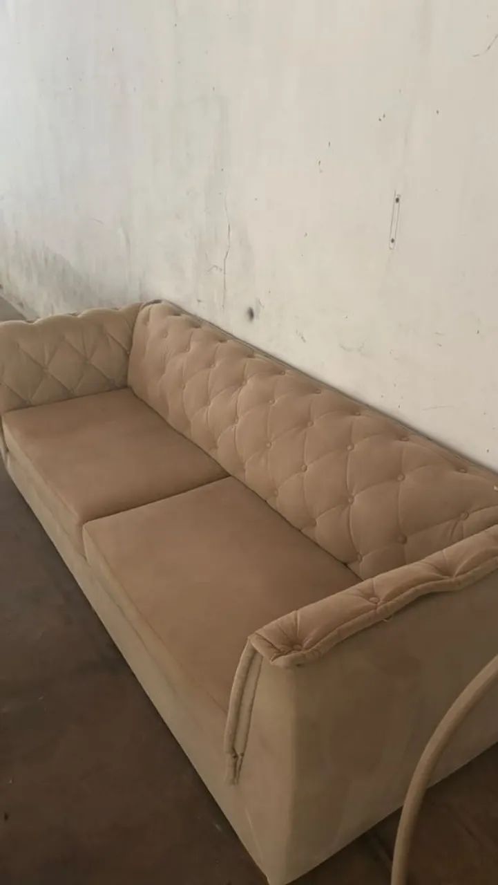 Sofá de luxo 2,38 x90 cm - retirar em Itabaiana  - Foto 2