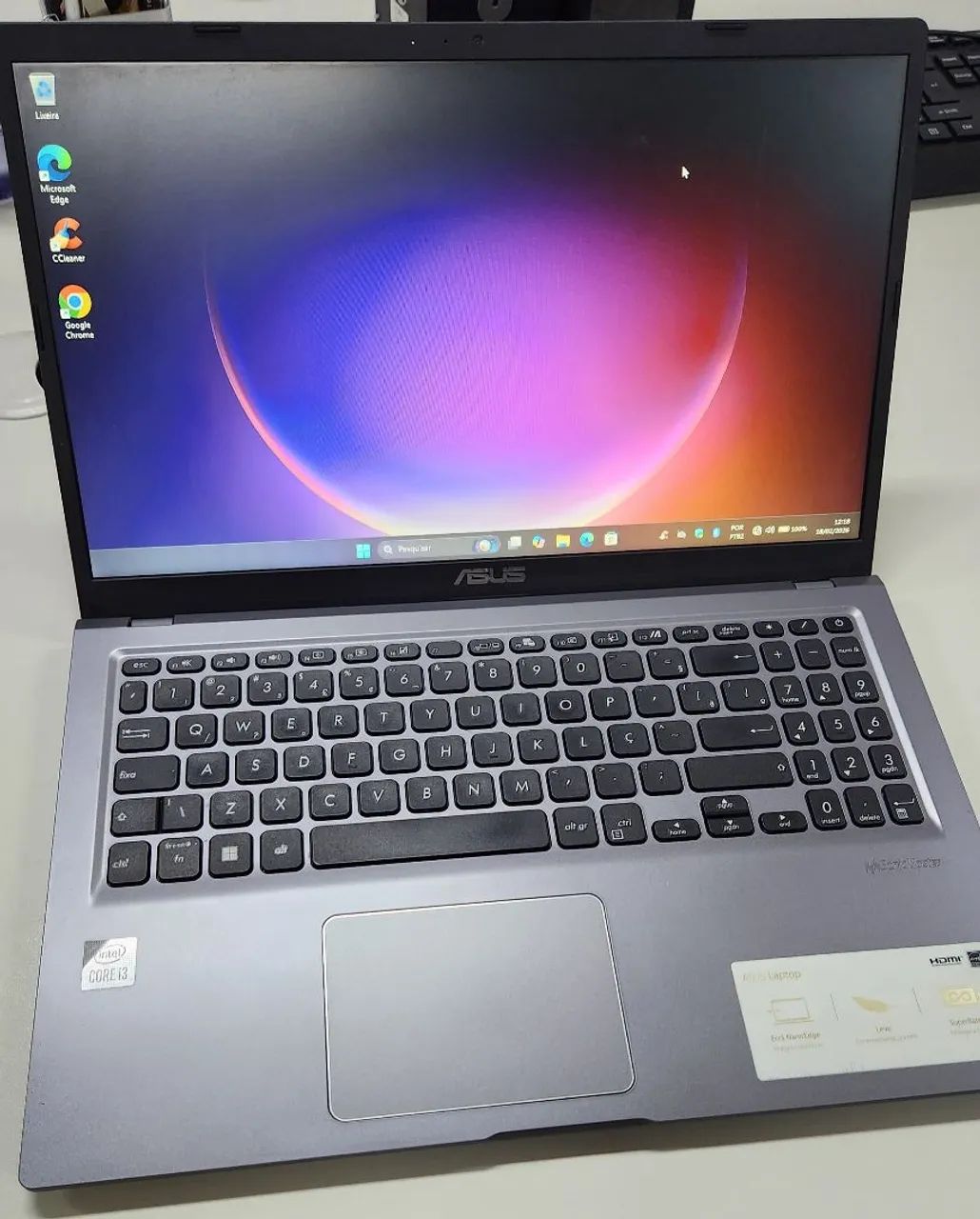 Notebook Asus i3 10a SSD *IMPECÁVEL*