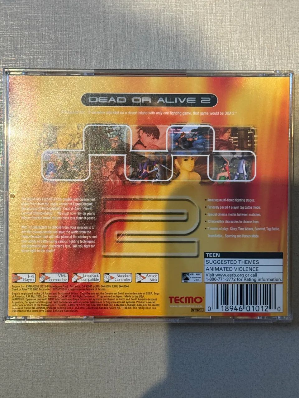 Dead or alive 2 Americano Dreamcast (CIB) - Jogos de Vídeo Game