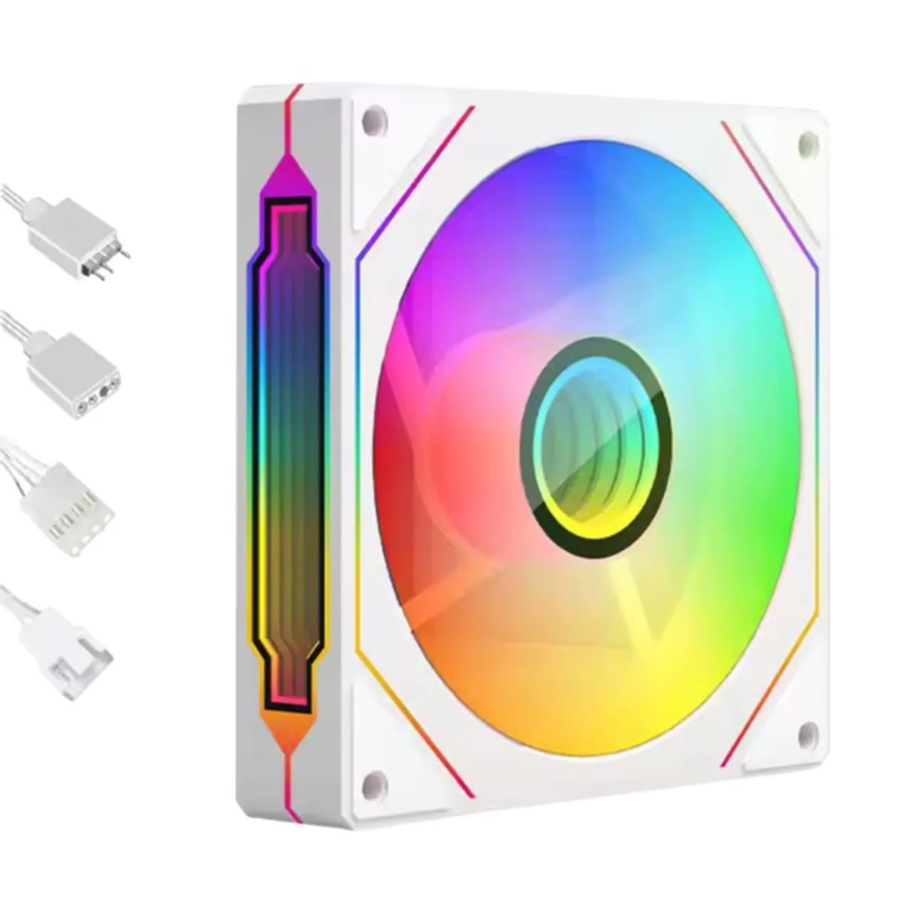 Kit 3 Ventoinhas Prism 4 Pro ARGB (4Pinos PWM) (3Pinos ARGB) - Foto 2