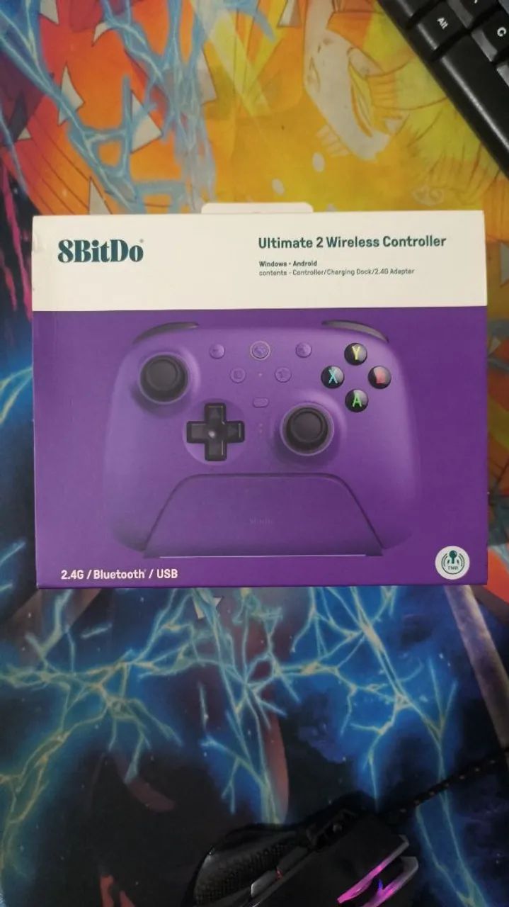 Controle 8Bitdo Ultimate 2 Roxo