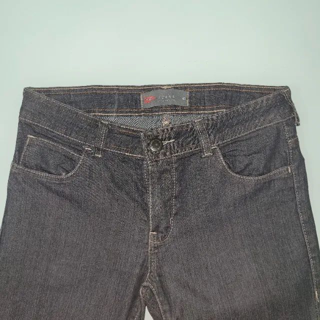 Calça preta jeans - usada - Foto 4