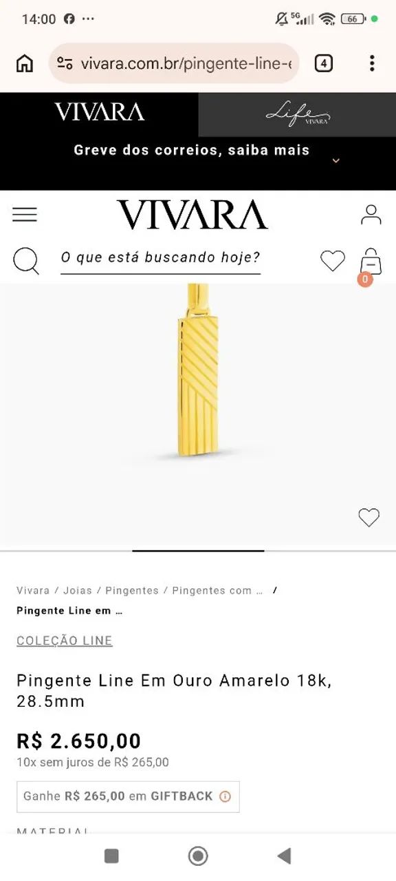 Cordão e Pingentes Vivara  - Foto 2