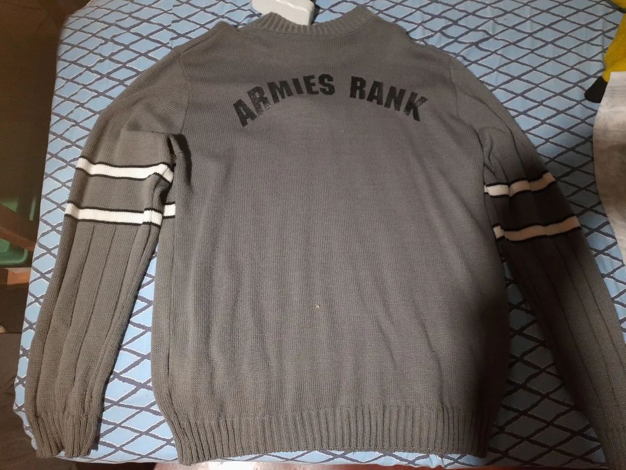 Blusa cinza de lá gg - Foto 2