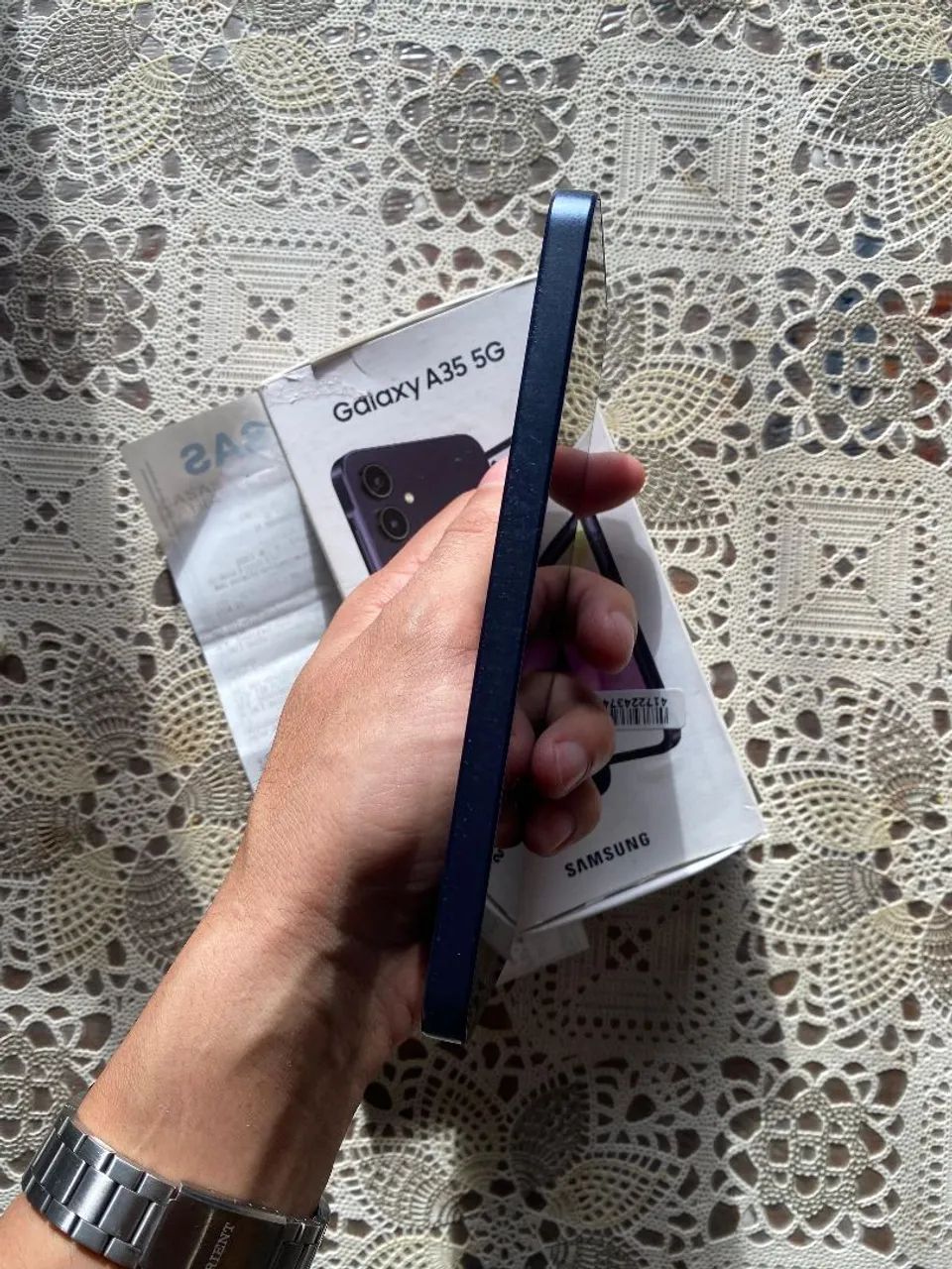 SAMSUNG A35 NOVO E COMPLETO - Foto 3