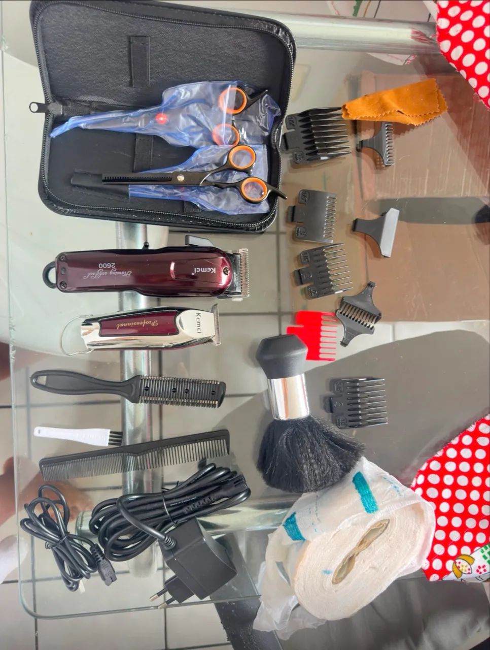 Kit barbearia completo 