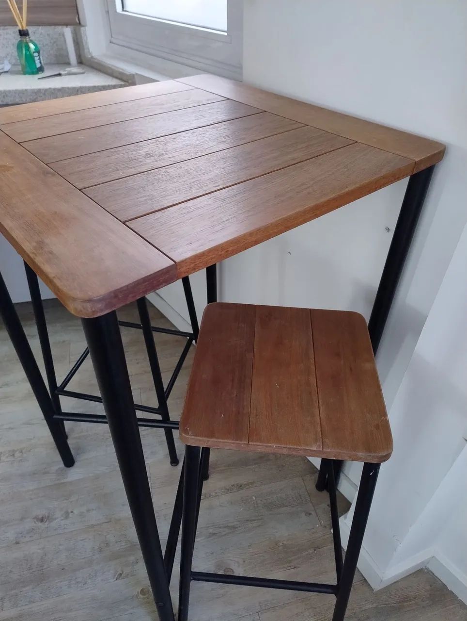 Conjunto mesa Bistrô com dia banquetas - Foto 3