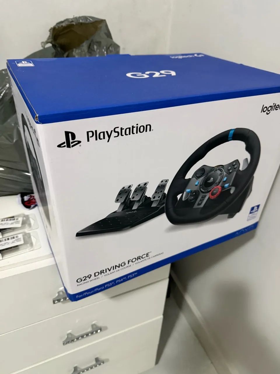 Volante Logitech g29 PS5, PS4, PS3 e PC 