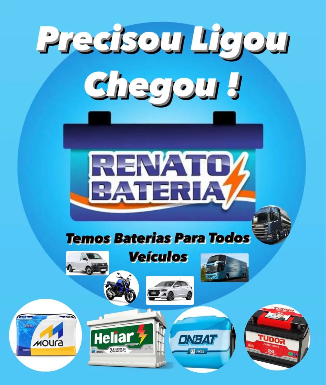 Bateria América 60Amp 18 Meses De Garantia $390,00 Fabricada Pela Heliar