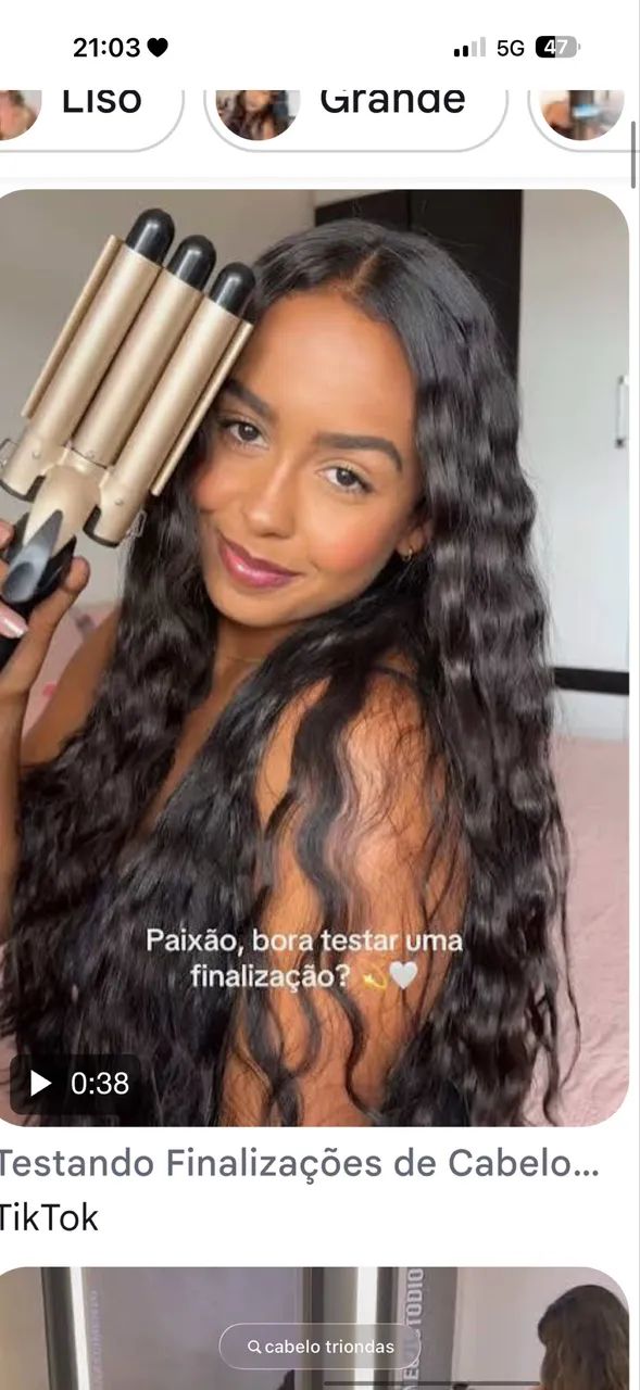 Babyliss TRIONDAS (cabelo sereia) - Foto 5