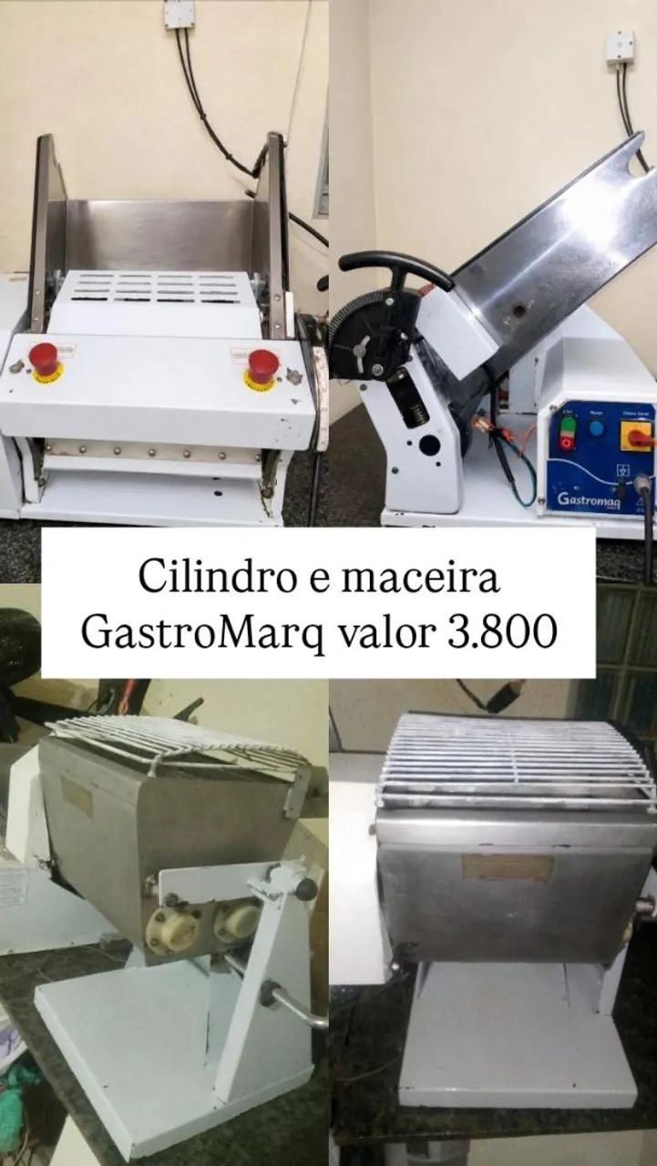 Masseira + cilindro gastromaq 