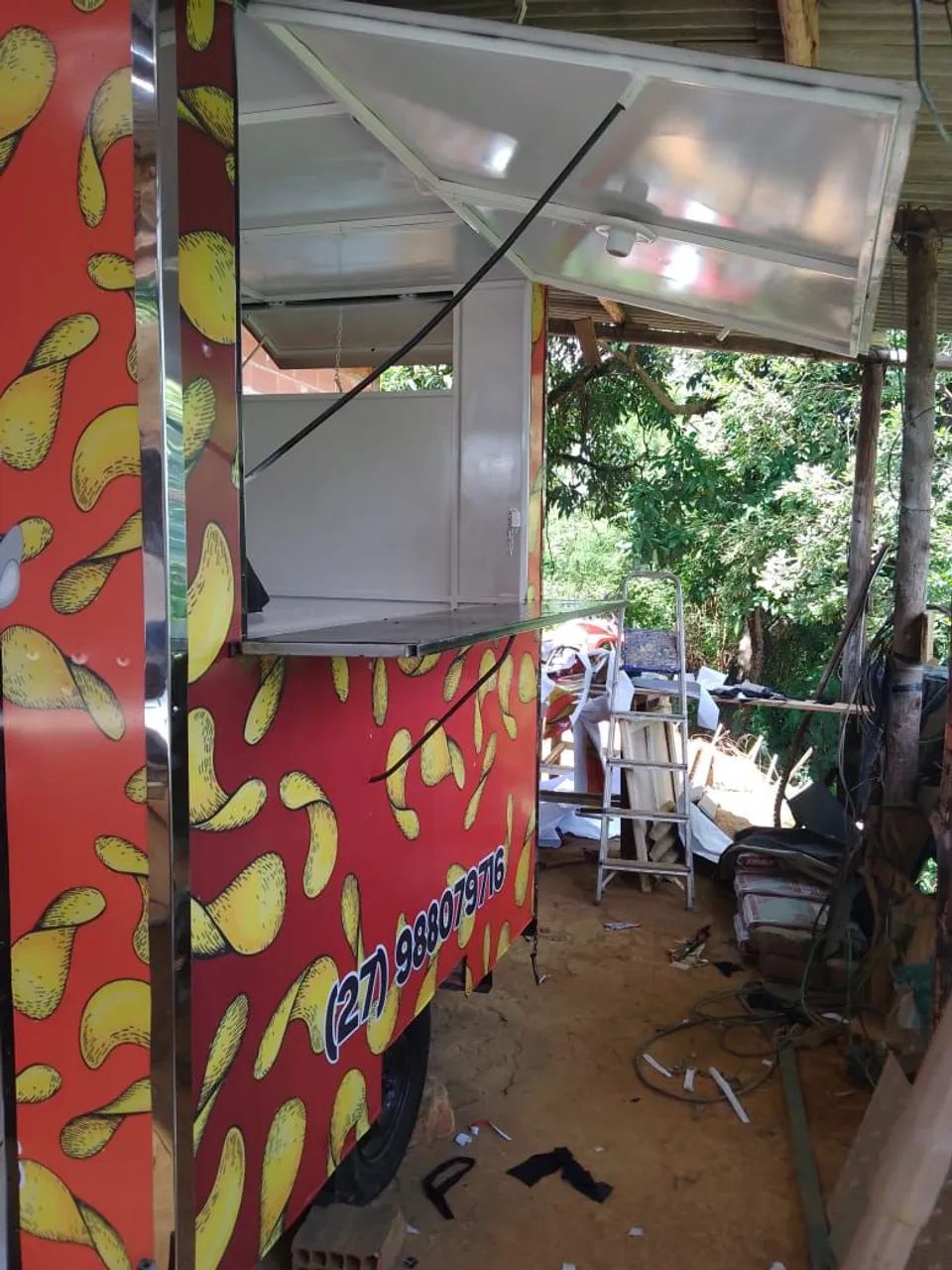 Trailer e reboques pra batata frita e lanches a partir de 9 mil 