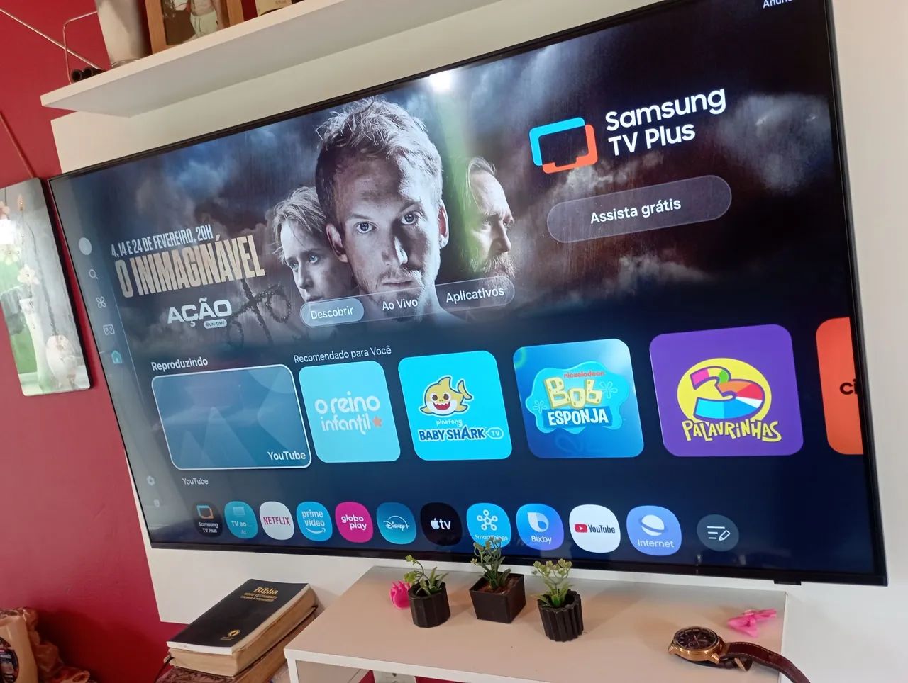 Tv Samsung smart 50 polegadas vários aplicativos  - Foto 3