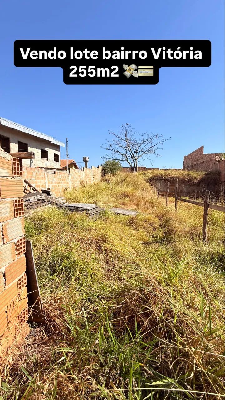 Lote 255 m2 bairro Vitória