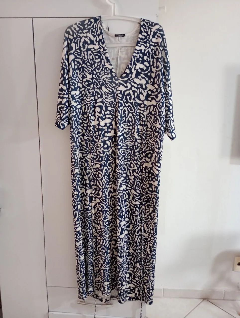Vestido azul e branco  - Foto 2