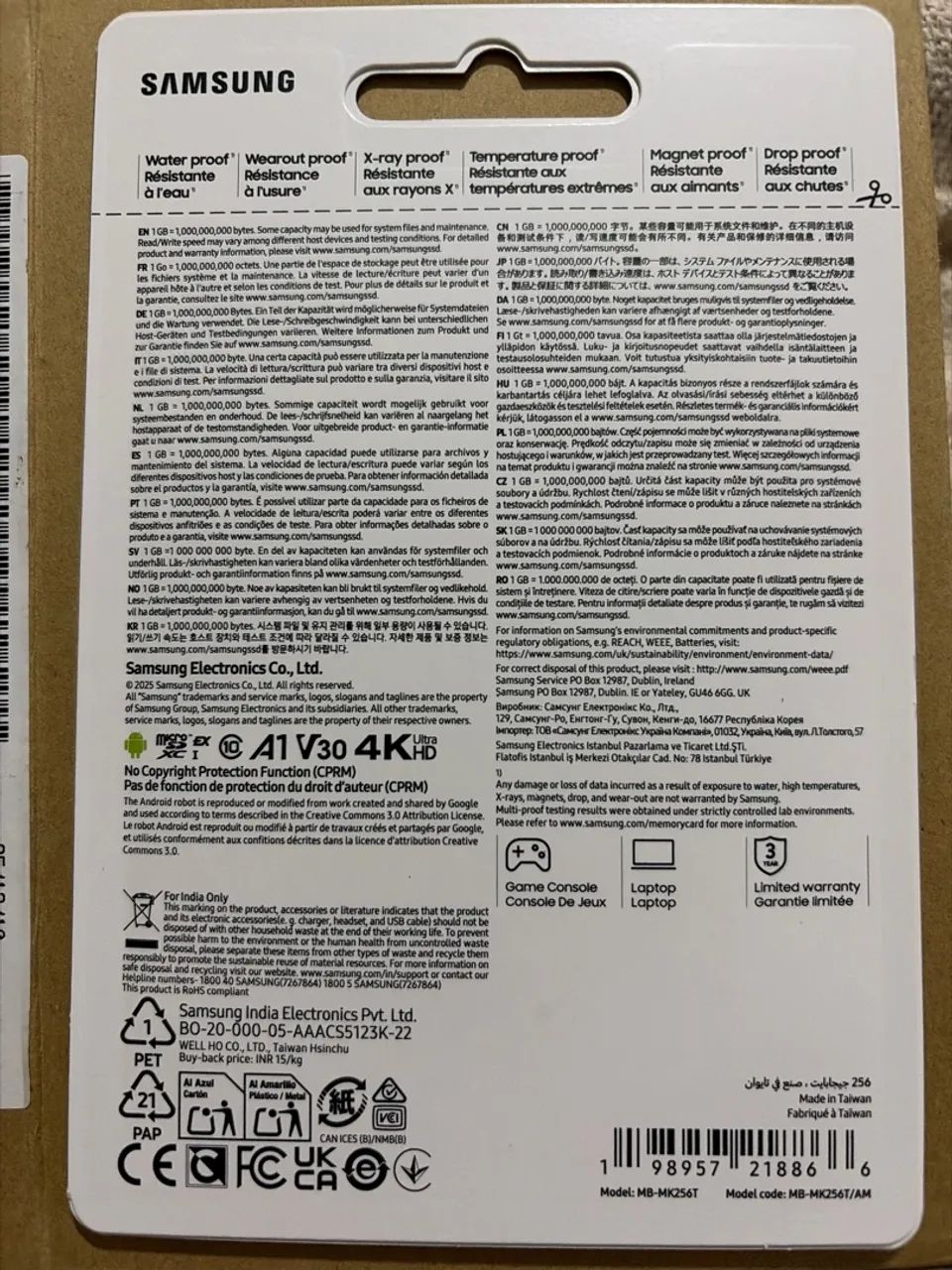 Cartão micro sd express Samsung Nintendo Switch 2 - Foto 2
