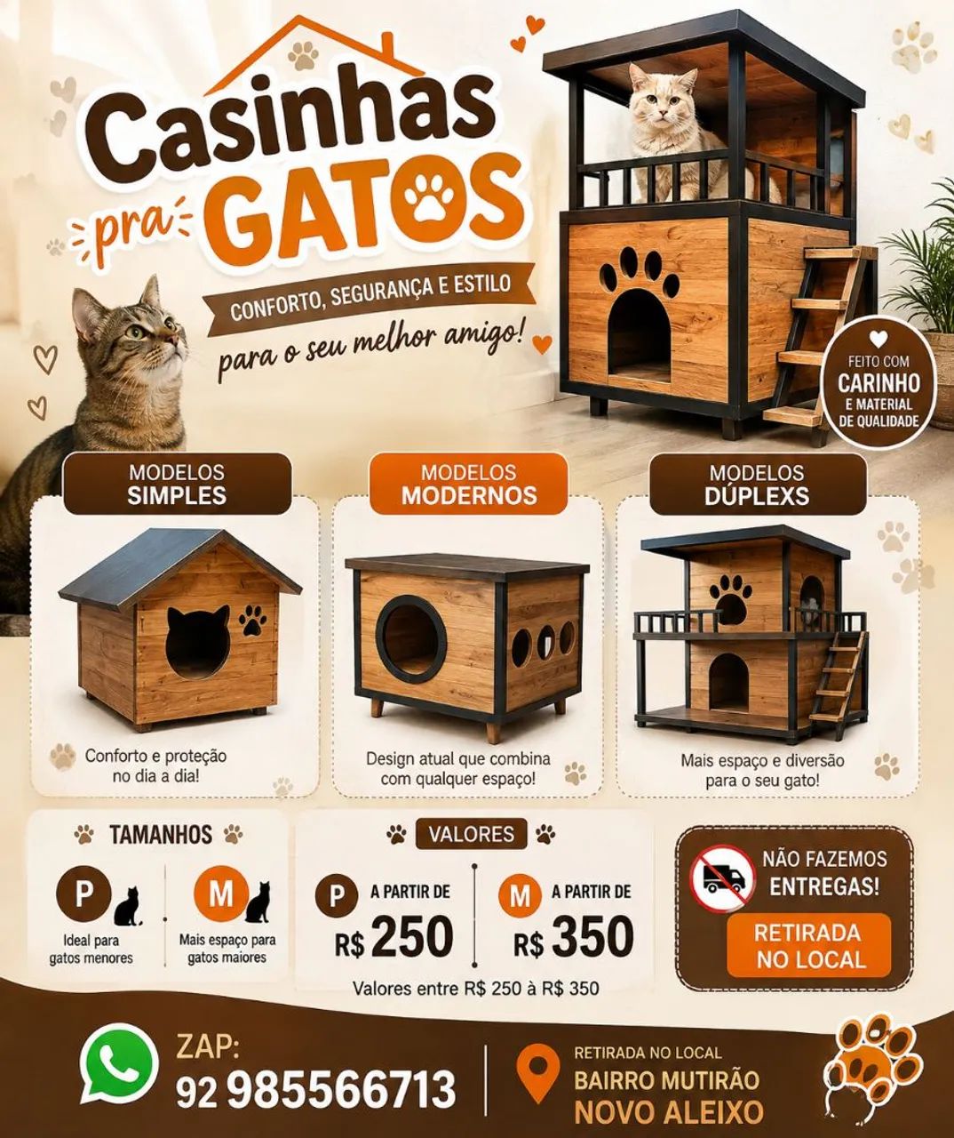 Fazemos casinhas pra pets  - Foto 2