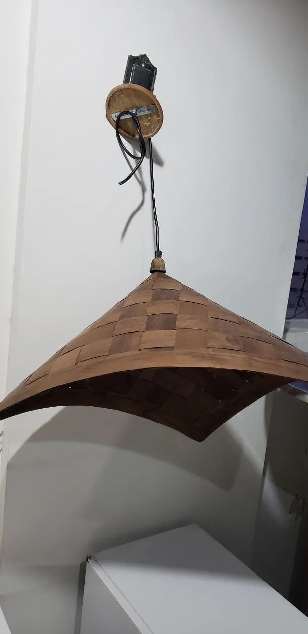 Luminária de teto rústica - Foto 2