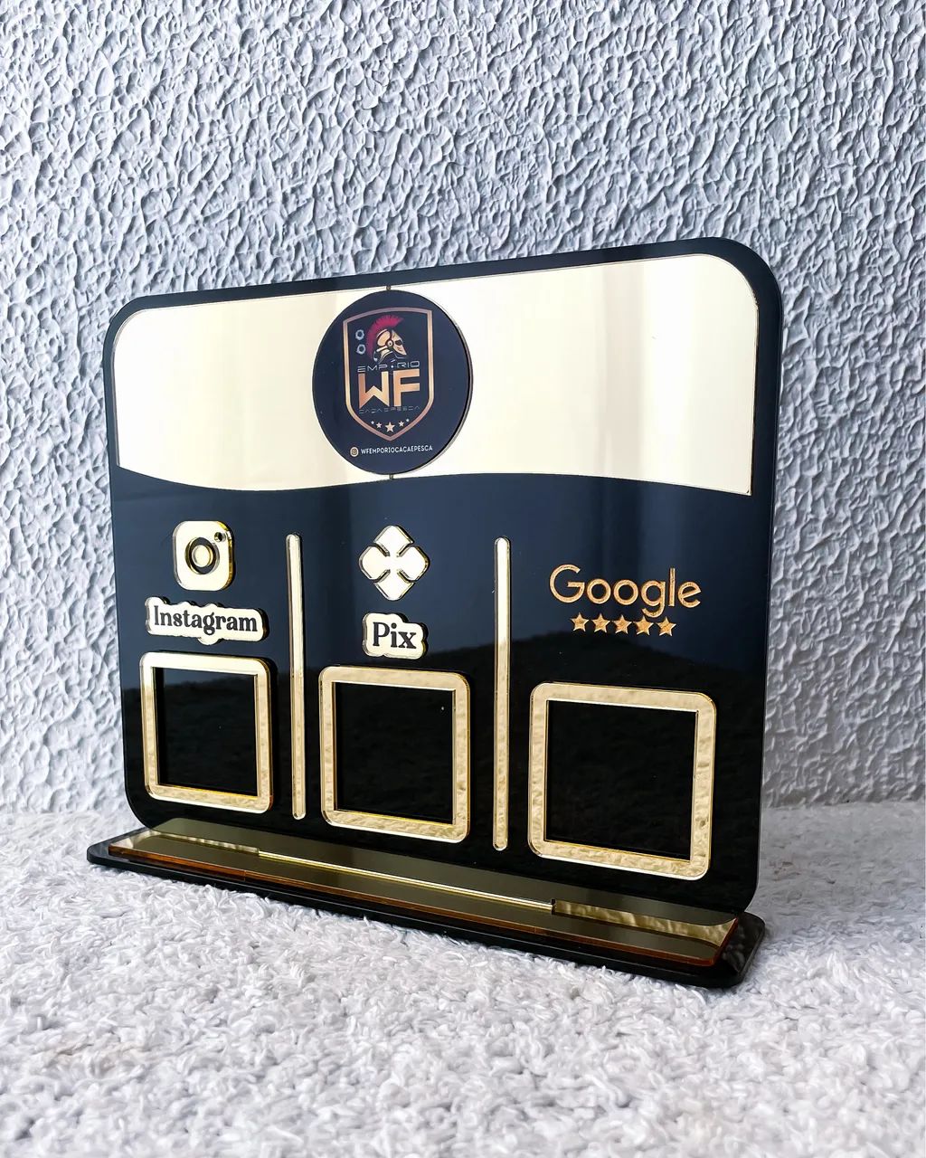#01 PLACA QR CODE PERSONALIZADA 