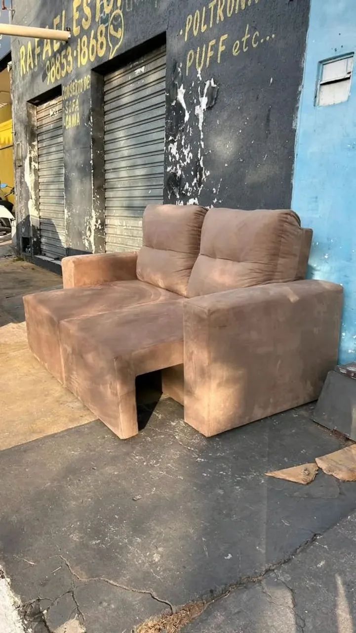 Vende se este sofá retrátil e reclinável  - Foto 2