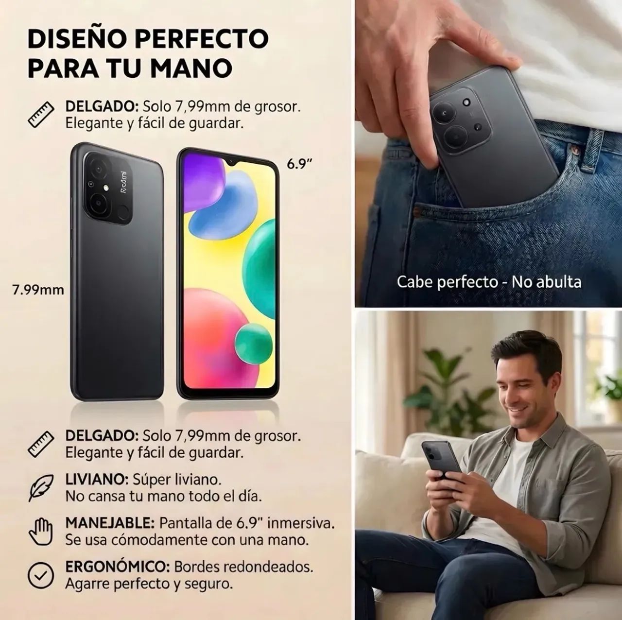 Vendo celular Redmi 15c 256gb armas 16 memó - Foto 5