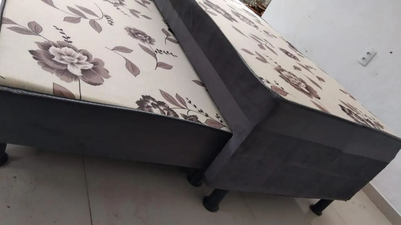 Cama box solteiro com oxilia telefone *23 - Foto 2