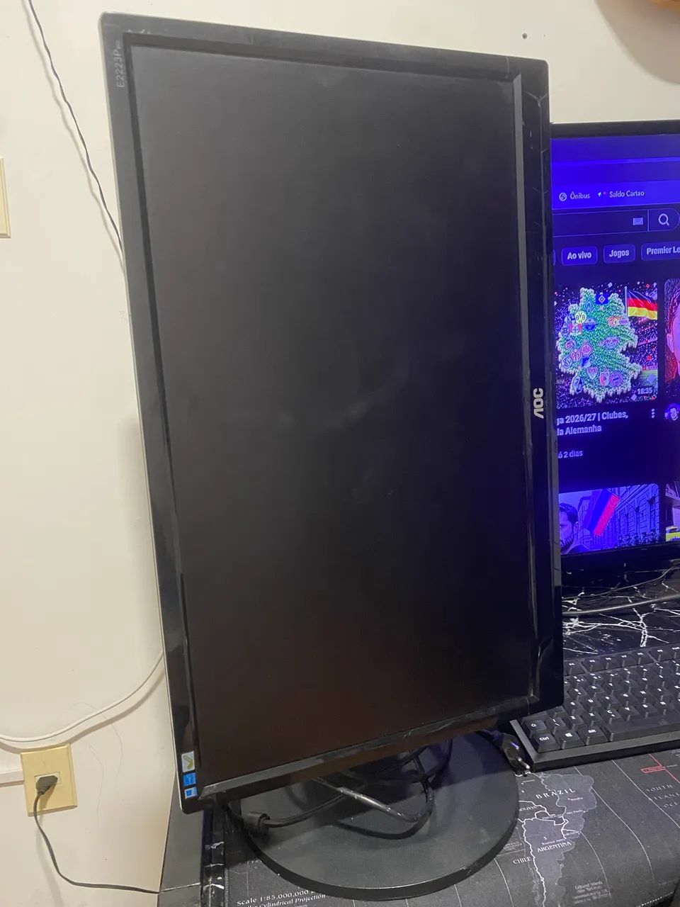 Monitor AOC LCD E2223PWD 21 Polegadas - Foto 3