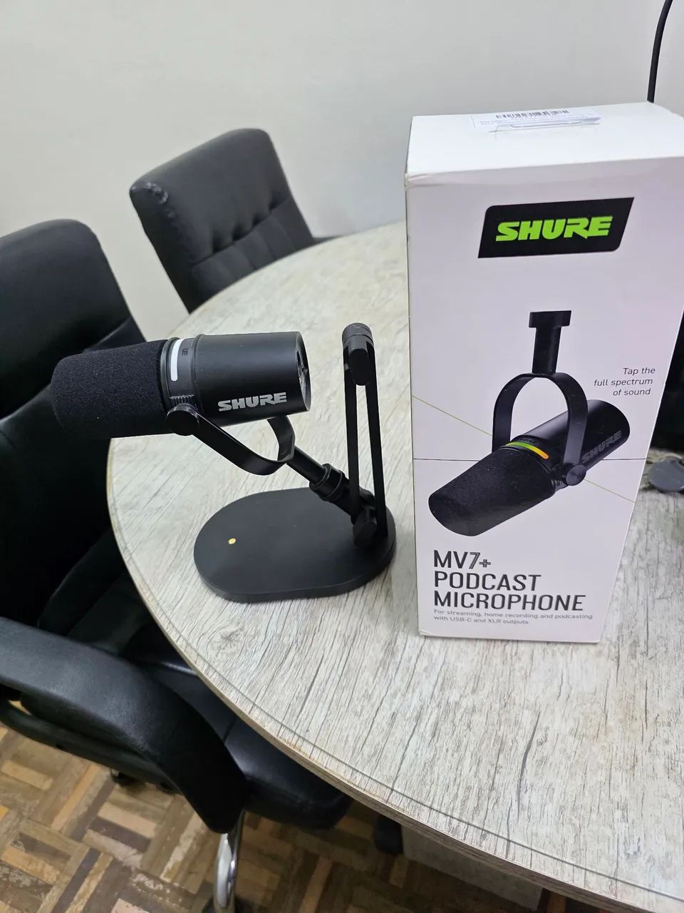 Shure Mv7+ e Braço Rode Ds2
