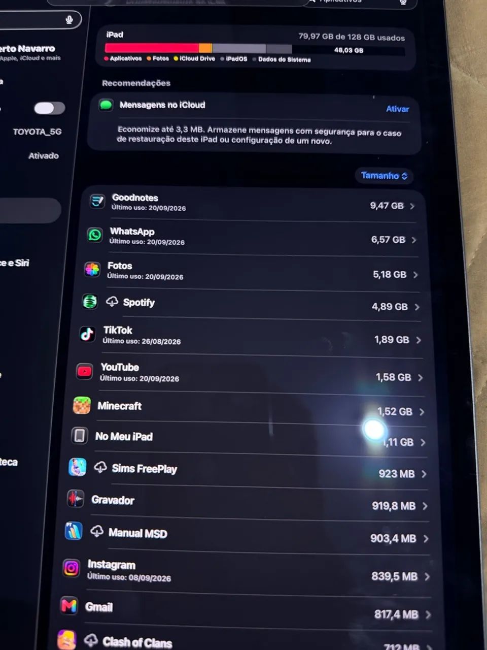 iPad Pro 12,9? - 5ª Geração - Estado de Novo - Foto 5