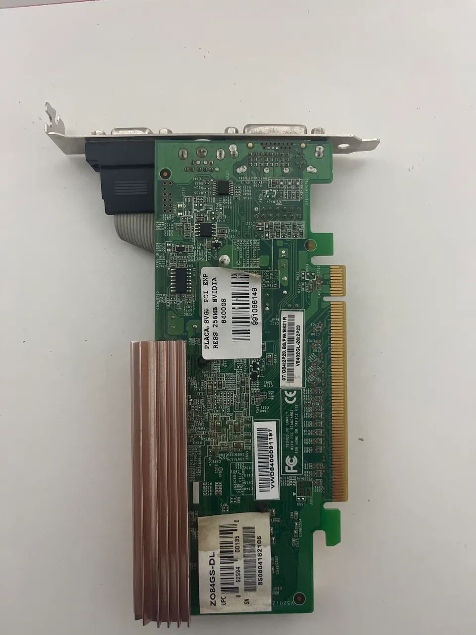 Placa de Vídeo NVIDIA GeForce 8400 GS 256MB
